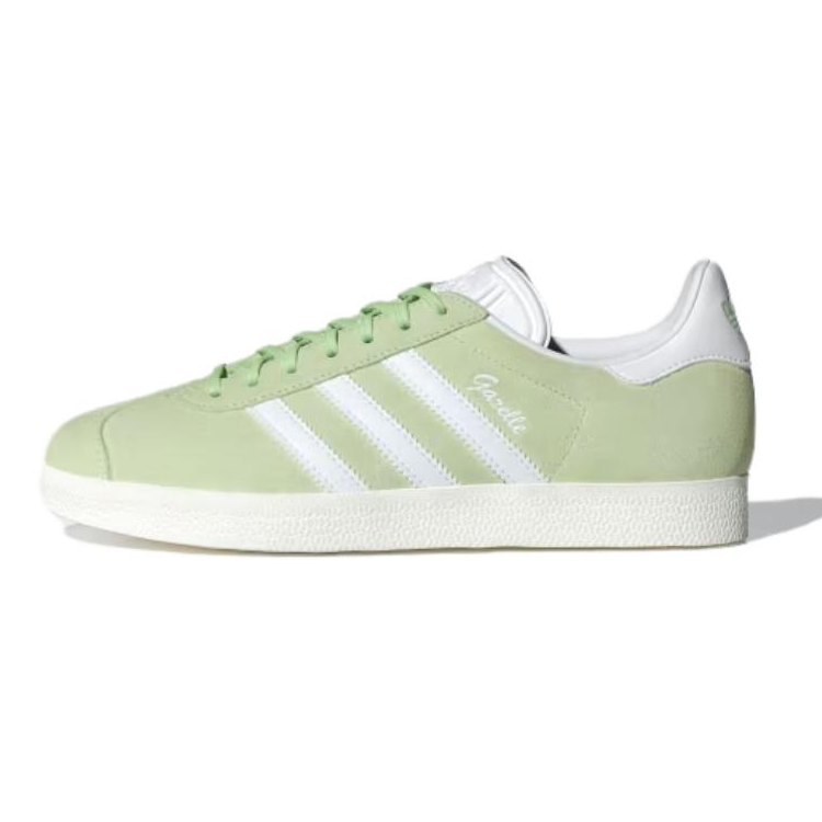 (Women) adidas Originals Gazelle Low-Top Sneakers Green White Classic Casual Style IE0442