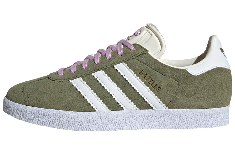 Buy (W) Sepatu adidas Originals Gazelle 'Focus Olive White' GX2055