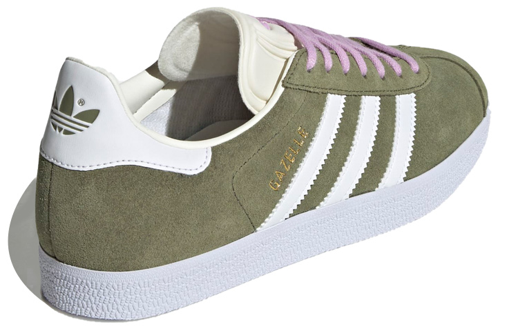 Shop (W) Sepatu adidas Originals Gazelle 'Focus Olive White' GX2055
