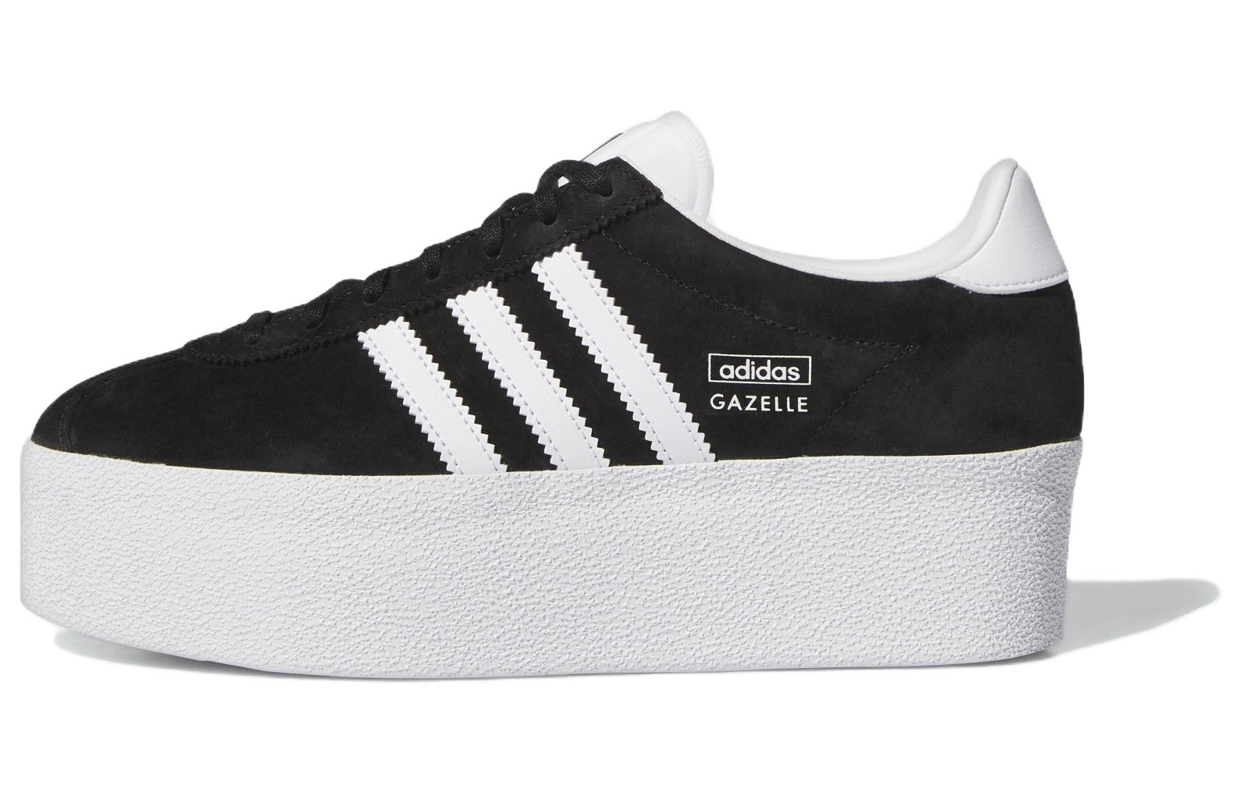 (Women) adidas Originals Gazelle Up 'Black White' IH1290