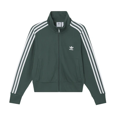 (Women) adidas Originals Green ADICOLOR Retro Track Jacket with Logo Print IW3162