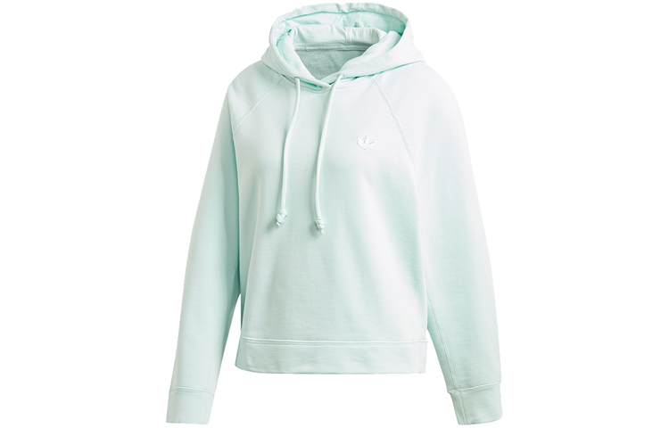 (Women) adidas Originals Green Hoodie Pullover Sweatshirt FU3768