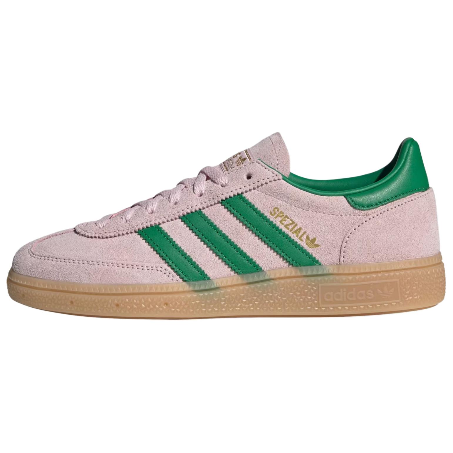 (Women) adidas Originals Handball Spezial Pink Low-Top Lightweight Sneakers JR7347