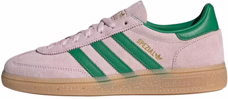 (Women) adidas Originals Handball Spezial Pink Low-Top Lightweight Sneakers JR7347 (Women) adidas Originals Handball Spezial Pink Low-Top Lightweight Sneakers JR7347