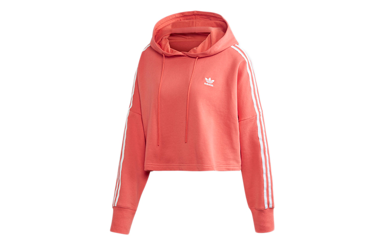 (Women) adidas Originals Hoodie Light Scarlet/White FM3274