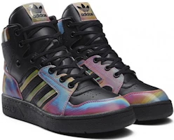 Shop 簡約再定義 Rita Ora x adidas originals Instinct W 減震耐磨 中筒 板鞋 女款 黑亮白