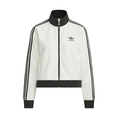 (Women) adidas Originals Knit Track Jacket Loose Fit with Stand Collar KC2649