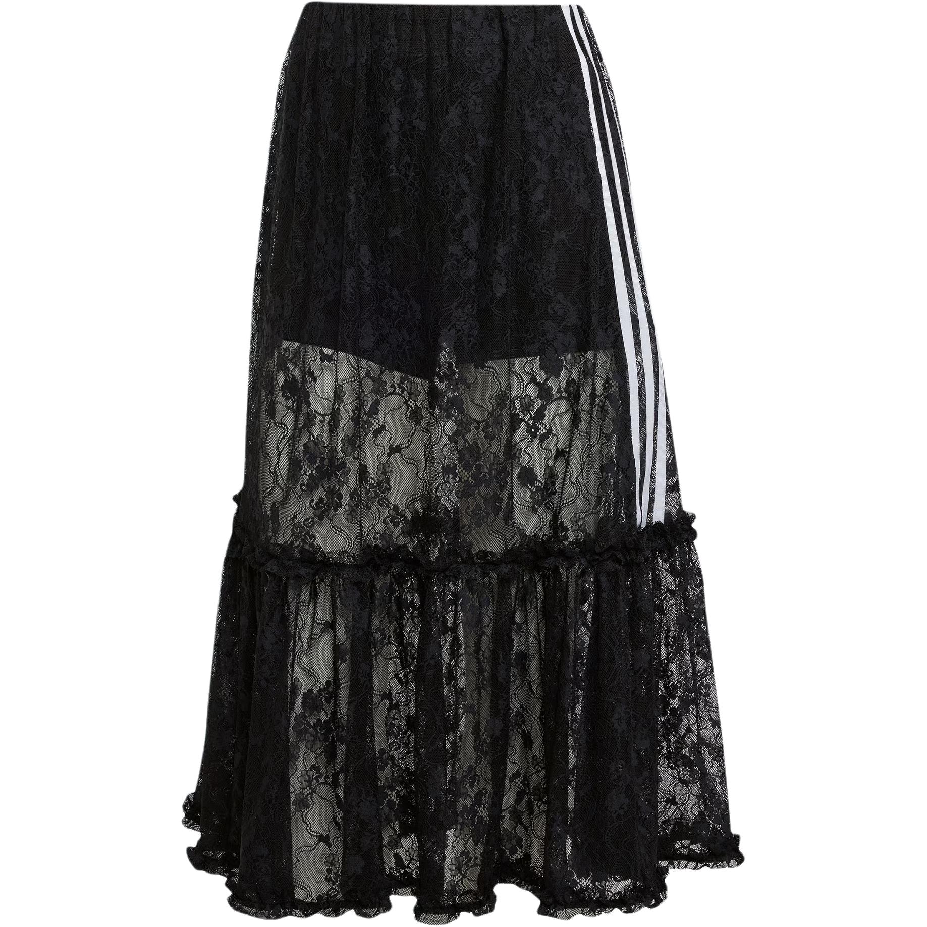 (Women) adidas Originals Lace Skirt Black - Casual, Soft, Stylish Maxi Skirt. KD2289