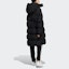 Shop (W) 阿迪达斯Originals长款连帽羽绒外套黑色冬季款. HF1581
