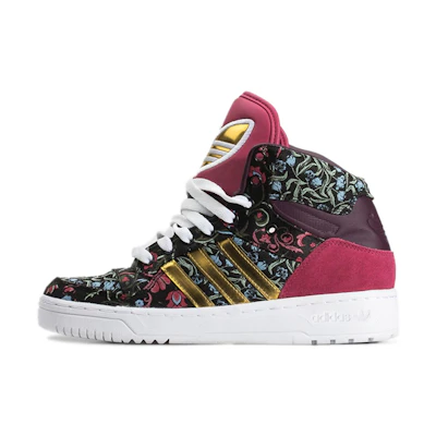 (W) adidas Originals M Attitude 'Black Red Colorblock'