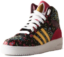 Lookbook adidas originals M Attitude 防震防滑 中筒休閒板鞋 女款 黑紅拼接