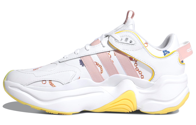 (Women) adidas originals Magmur Runner 'White Yellow Pink' FW2518