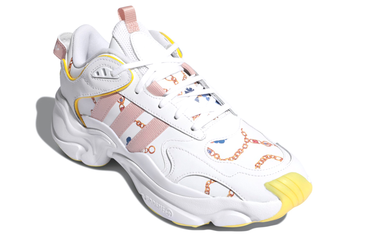 (W) adidas originals Magmur RNNR 'White Yellow Pink' 圖 3