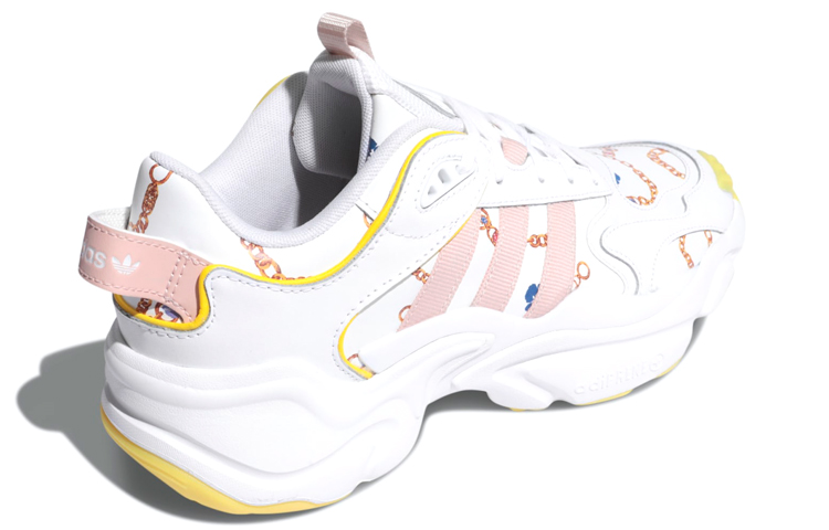 (W) adidas originals Magmur RNNR 'White Yellow Pink' 圖 4