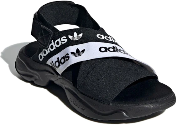 adidas originals Magmur涼鞋 女款 黑與白色 Lookbook adidas originals Magmur涼鞋 女款 黑與白色