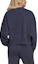 Shop (Women) adidas Originals Navy Blue Crewneck Logo Sweatshirt HF7481-INTERNATIONAL