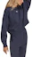 Purchase (Women) adidas Originals Navy Blue Crewneck Logo Sweatshirt HF7481-INTERNATIONAL