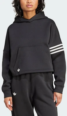 (W) 아디다스 오리지널 뉴클래식 블랙 스트라이프 로고 후디 캐주얼 스웻셔츠 IW5607 Lookbook (W) 아디다스 오리지널 뉴클래식 블랙 스트라이프 로고 후디 캐주얼 스웻셔츠 IW5607