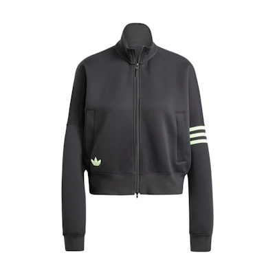 (Women) adidas Originals Neuclassics Black Track Jacket Retro Colorblock Design IU2505
