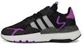 Buy adidas originals Nite Jogger 舒適耐磨跑步鞋 女款 黑紫