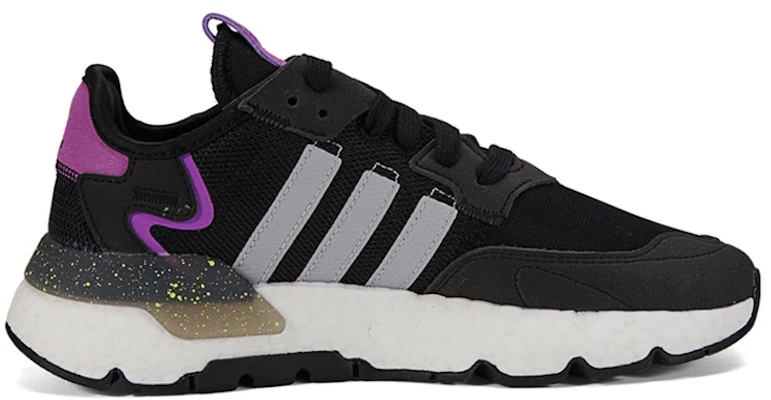 adidas originals Nite Jogger 舒適耐磨跑步鞋 女款 黑紫 Order adidas originals Nite Jogger 舒適耐磨跑步鞋 女款 黑紫
