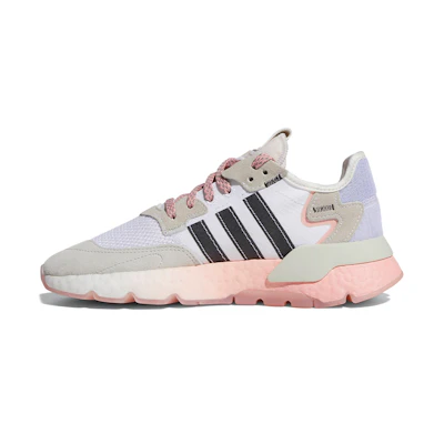 (W) adidas originals Nite Jogger 'White Brown Pink'