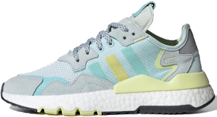 (Women) adidas originals Nite Jogger 'Gray Blue Yellow' FX7460 Buy (Women) adidas originals Nite Jogger 'Gray Blue Yellow' FX7460