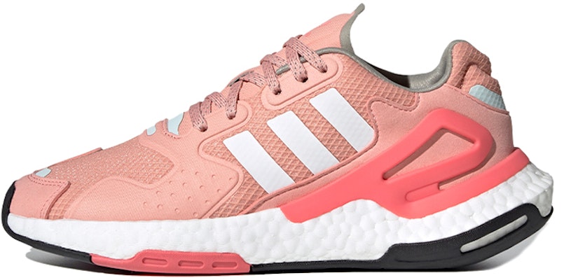 Adidas nite top jogger pink