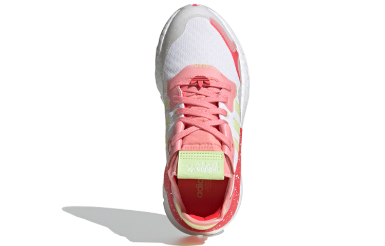 Shop (W) adidas Originals Nite Jogger 'Merah Jambu Putih Kuning' FX3815