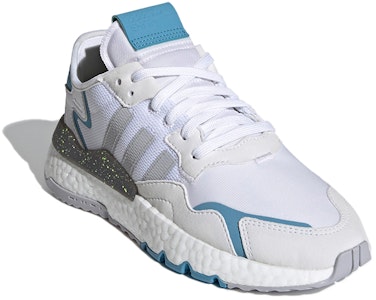 (W) 阿迪达斯经典款 Nite Jogger 白蓝色运动鞋 FX6904 Lookbook (W) 阿迪达斯经典款 Nite Jogger 白蓝色运动鞋 FX6904