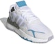 Lookbook (W) 阿迪达斯经典款 Nite Jogger 白蓝色运动鞋 FX6904