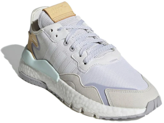 adidas originals Nite Jogger 復古 防滑 低筒 運動休閒鞋 女款 白灰紫 Lookbook adidas originals Nite Jogger 復古 防滑 低筒 運動休閒鞋 女款 白灰紫