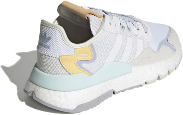 adidas originals Nite Jogger 復古 防滑 低筒 運動休閒鞋 女款 白灰紫 Shop adidas originals Nite Jogger 復古 防滑 低筒 運動休閒鞋 女款 白灰紫