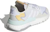 Shop adidas originals Nite Jogger 復古 防滑 低筒 運動休閒鞋 女款 白灰紫