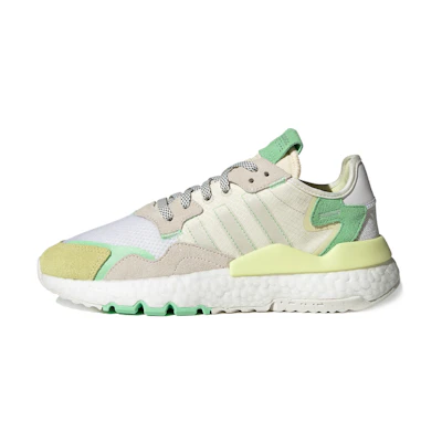 (W) adidas originals Nite Jogger 'White Yellow Green'