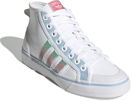 (W) 아디다스 오리지널 니짜 하이 (화이트/블루/그린) GZ2796 Lookbook (W) 아디다스 오리지널 니짜 하이 (화이트/블루/그린) GZ2796