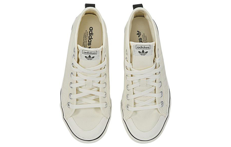 Shop (W) adidas Originals Nizza Hi Dames Beige/Wit GV7119