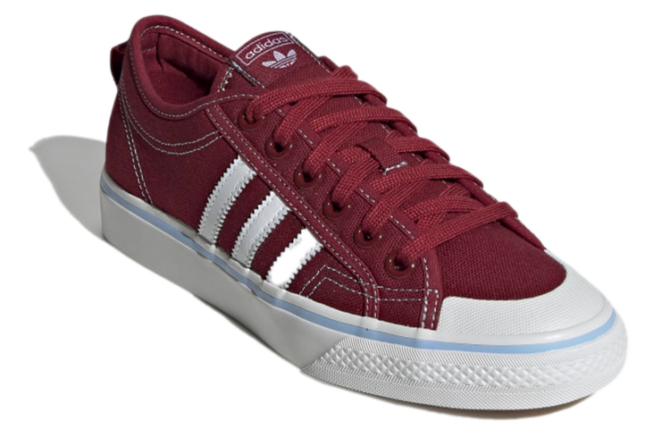 Lookbook (W) 아디다스 오리지널 니짜 로우 '레드 화이트' EE5619