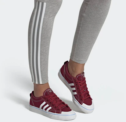 adidas originals NIZZA 低筒 板鞋 女款 紅白 Sizing adidas originals NIZZA 低筒 板鞋 女款 紅白