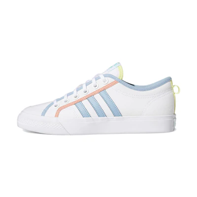 (W) adidas Originals Nizza Low 'White Blue Orange'