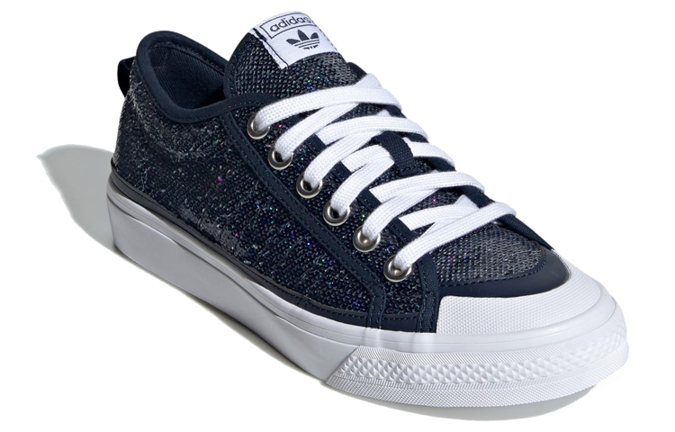 Order adidas originals NIZZA Low 復古休閒 低筒 板鞋 女款 藍色