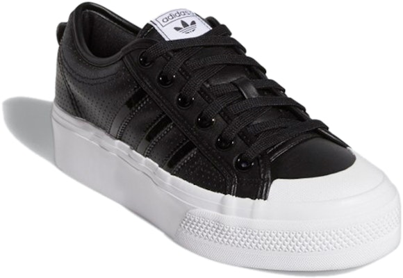 (W) adidas Originals Nizza Platform 'Hitam Putih' FX9181 Lookbook (W) adidas Originals Nizza Platform 'Hitam Putih' FX9181