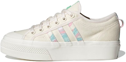 (Women) adidas originals Nizza Platform Shoes 'White' GW0165 (Women) adidas originals Nizza Platform Shoes 'White' GW0165