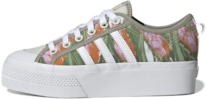 (Women) adidas Originals Nizza Platform 'Orange Green' GZ2073 (Women) adidas Originals Nizza Platform 'Orange Green' GZ2073