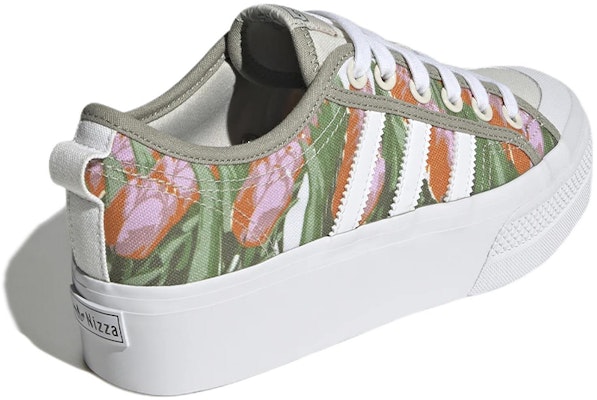 (W) adidas Originals Nizza Platform 'Orange Green' Wanita GZ2073 Shop (W) adidas Originals Nizza Platform 'Orange Green' Wanita GZ2073