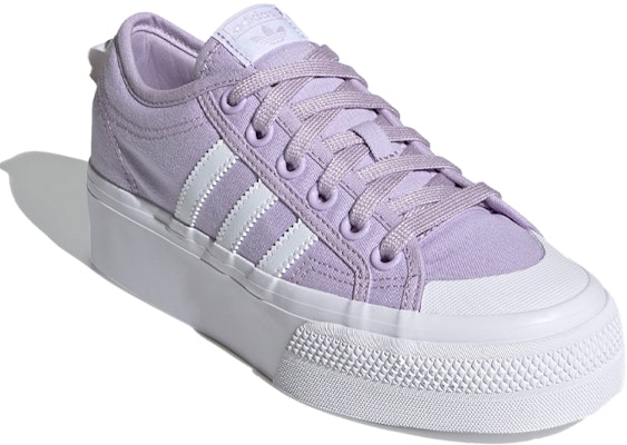(W) adidas Originals Nizza Platform 'Ungu Putih' FV5455 Lookbook (W) adidas Originals Nizza Platform 'Ungu Putih' FV5455