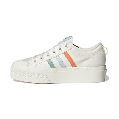 (W) adidas Originals Nizza Platform 'White Blue Orange'