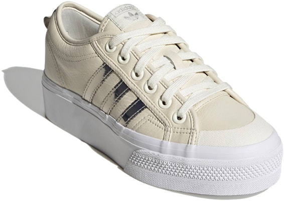 (W) adidas Originals Nizza Platform 'Putih Emas' FY6739 Lookbook (W) adidas Originals Nizza Platform 'Putih Emas' FY6739
