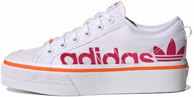 (Women) adidas originals Nizza Platform 'White Pink Orange' S42604 (Women) adidas originals Nizza Platform 'White Pink Orange' S42604