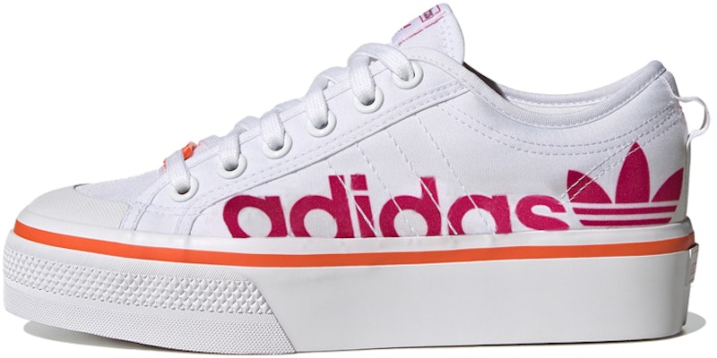 (W) adidas Originals Nizza Platform 'Putih Merah Jambu Jingga' S42604 Buy (W) adidas Originals Nizza Platform 'Putih Merah Jambu Jingga' S42604